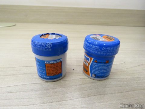2 Potes de Pasta de Solda Mechanic XG-50 Sn63/Pb37