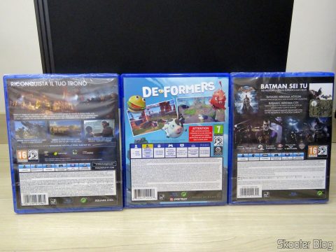 Os jogos que também vieram da Itália.