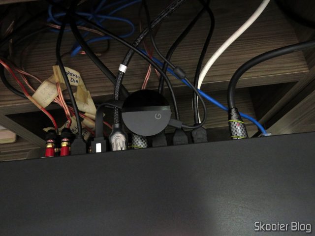 Instalando o Chromecast Ultra.
