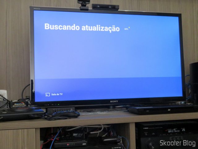 Chromecast Ultra, fazendo atualização.