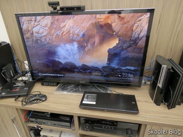 Chromecast Ultra, pronto para uso.