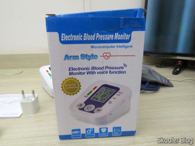 Embalagem do Monitor de Pressão Arterial Eletrônico (substituição).