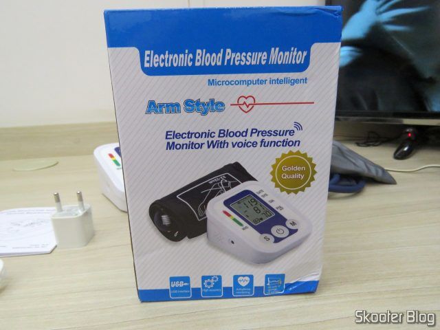 Embalagem do Monitor de Pressão Arterial Eletrônico (substituição).