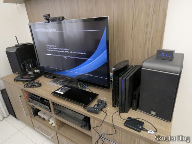 Instalando o sistema operacional no Playstation 4 Pro, após a instalação do novo HDD.