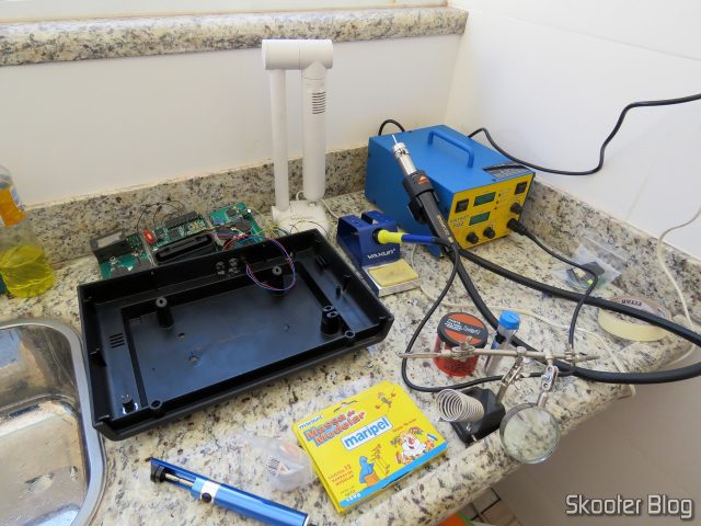 Tudo pronto para iniciar os trabalhos.