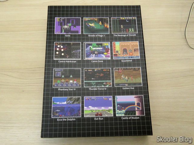 A caixa do livro Mega Drive Definitivo substituta.