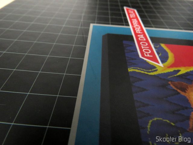 Um risco na caixa do livro Mega Drive Definitivo substituta.