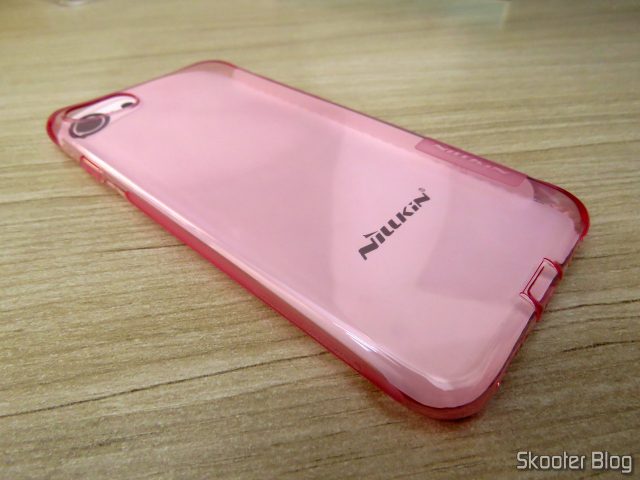 Capa para iPhone 7 Nillkin Ultra Fina Rosa Translúcida