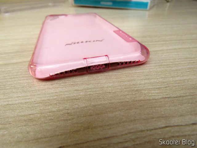 Capa para iPhone 7 Nillkin Ultra Fina Rosa Translúcida