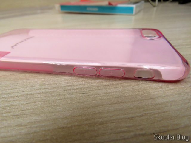 Capa para iPhone 7 Nillkin Ultra Fina Rosa Translúcida