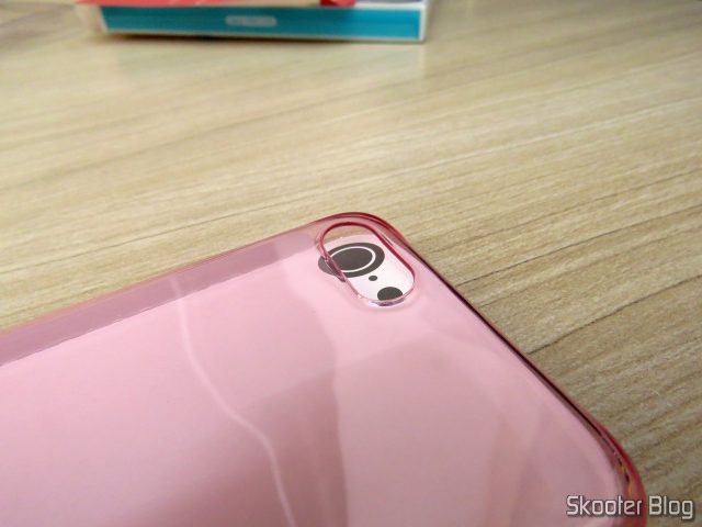 Capa para iPhone 7 Nillkin Ultra Fina Rosa Translúcida