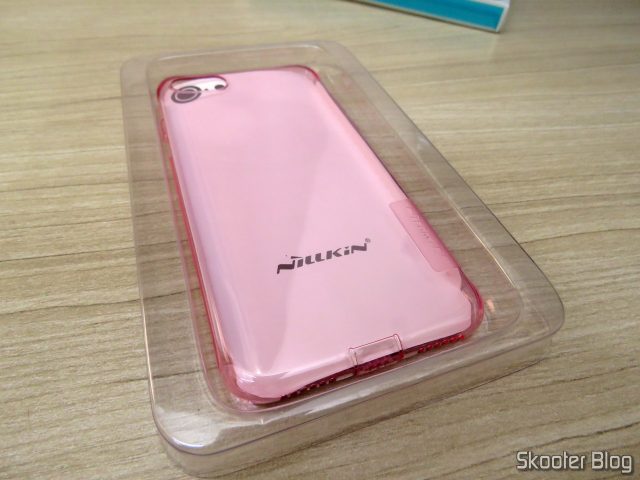 Capa para iPhone 7 Nillkin Ultra Fina Rosa Translúcida
