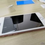 Película de Vidro Temperado Nillkin 3D AP+Pro para Apple iPhone 7 4,7" 0,23mm, já instalada no iPhone 7.