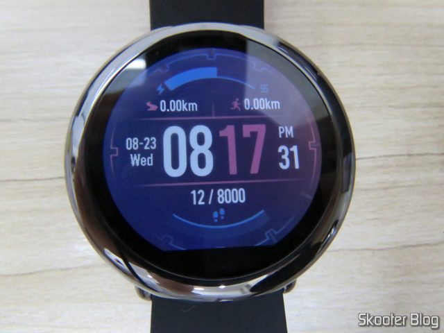 Amazfit Pace, qual o watchface padrão.