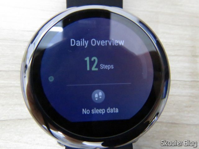 Contagem de Passos no Amazfit Pace.