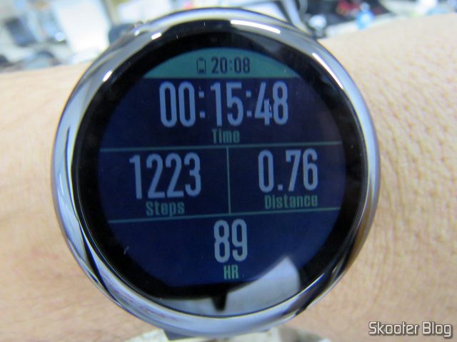 Caminhada com o Amazfit Pace.