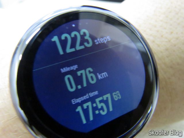 Caminhada com o Amazfit Pace.
