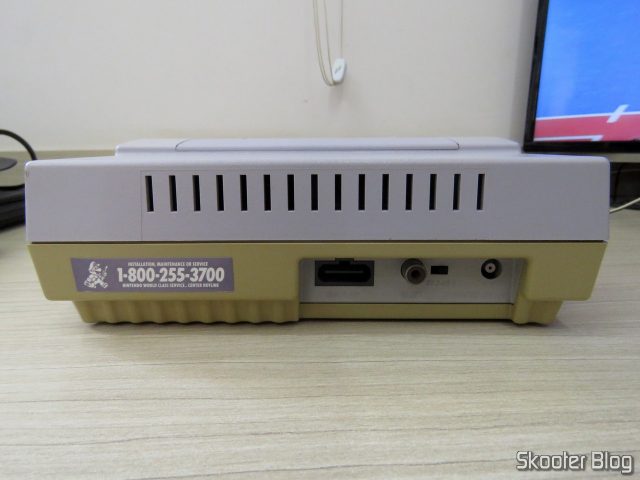 Super Nintendo, após a limpeza profunda.