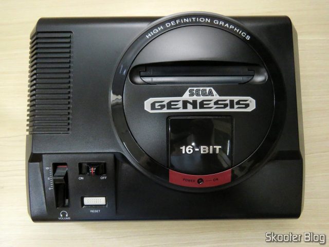 Mega Drive (Sega Genesis), após a limpeza.