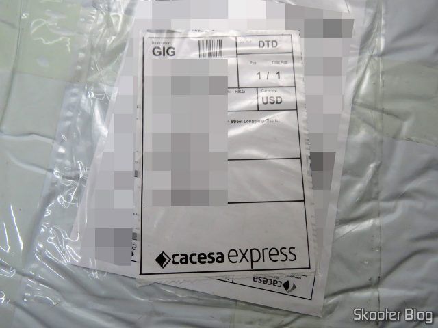 Pacote da GearBest com a Xiaomi Mi Smart Scale 2.
