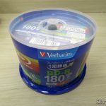 2º Tubo com 50 Discos Blu-Ray Graváveis BD-R 25GB Verbatim 6X.