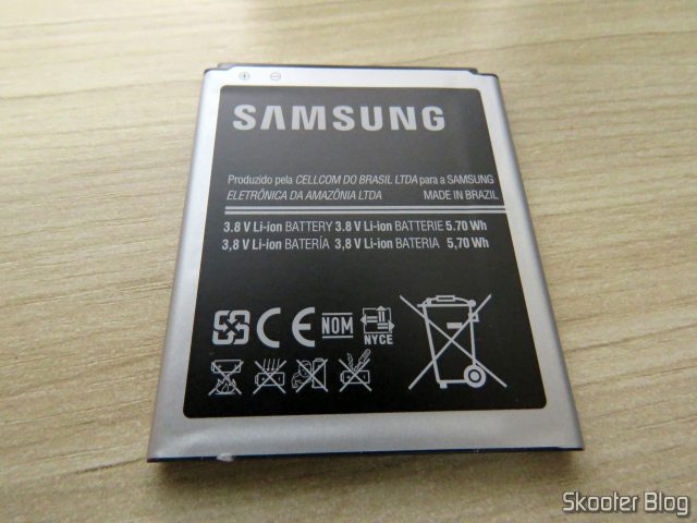 Bateria do Smartphone Samsung Galaxy J1 Mini Duos.