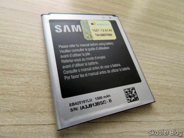 Bateria do Smartphone Samsung Galaxy J1 Mini Duos.
