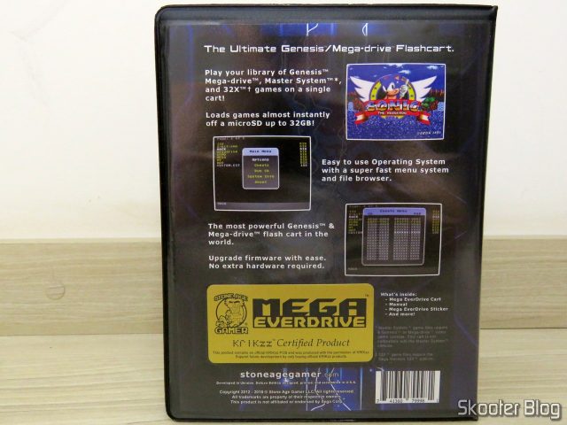 Mega EverDrive X7 - Deluxe Edition, em sua caixinha.