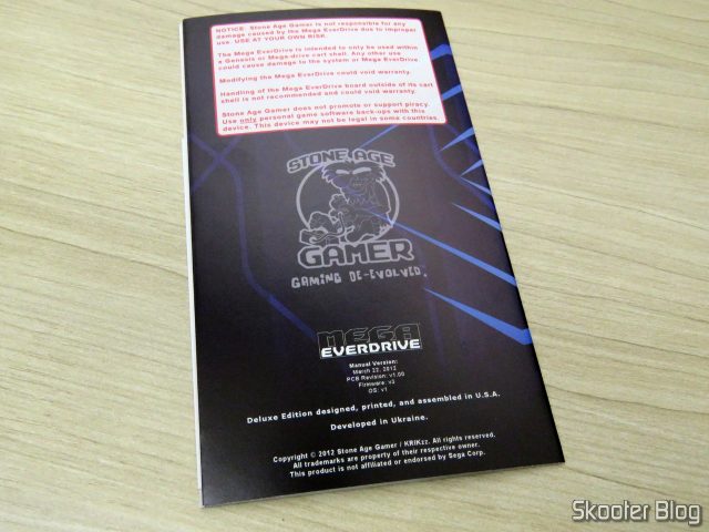 Manual de Instruções do Mega EverDrive X7 - Deluxe Edition.