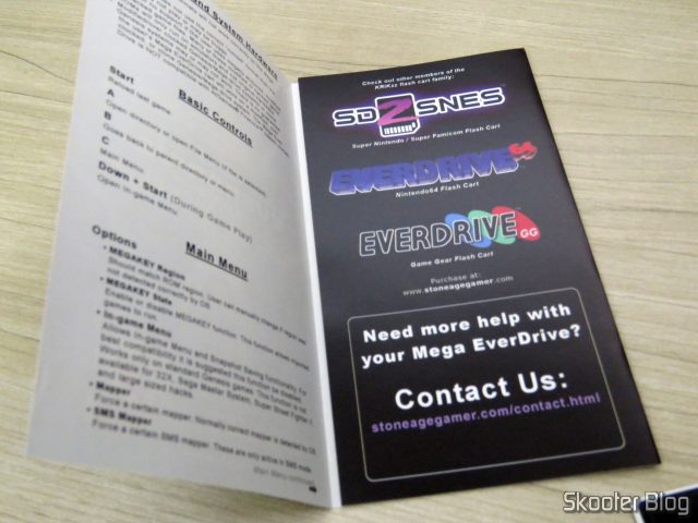 Manual de Instruções do Mega EverDrive X7 - Deluxe Edition.