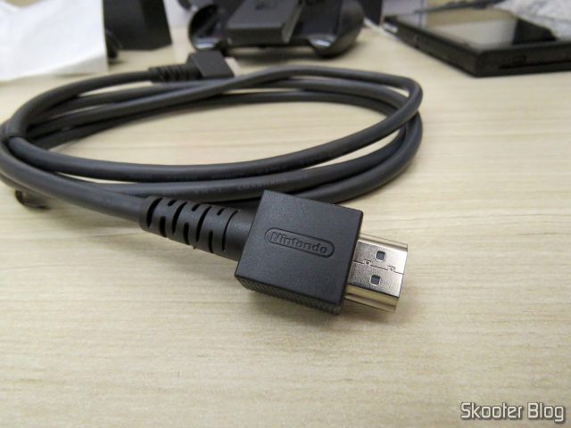 Cabo HDMI do Nintendo Switch.