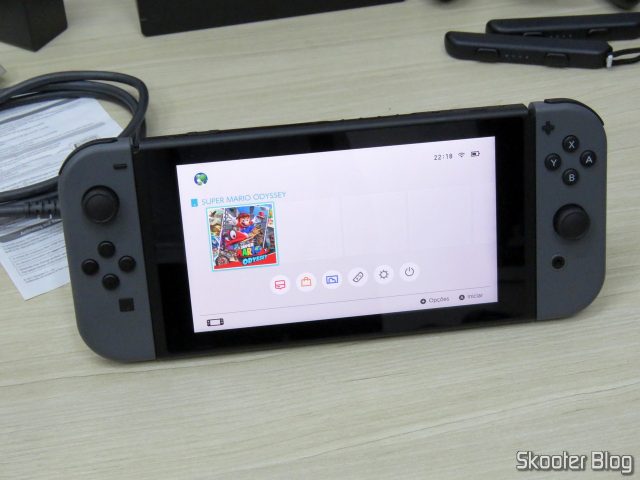 Super Mario Odyssey no Nintendo Switch.
