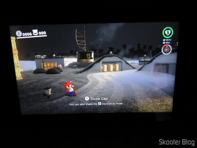 Super Mario Odyssey no Nintendo Switch.