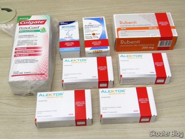 Drogaria Onofre - 4º Pedido: 4x Alektos, Rubenti, Avamys, Periogard e Neosoro