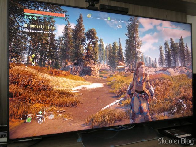 Playstation 4 Pro na TV Sony XBR-55X905E.