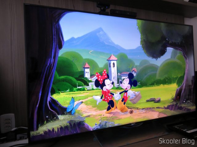 Playstation 3 na Sony XBR-55X905E.