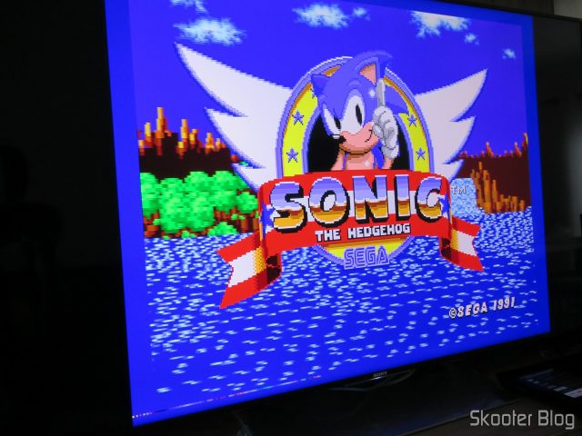 Mega Drive na Sony XBR-55X905E.