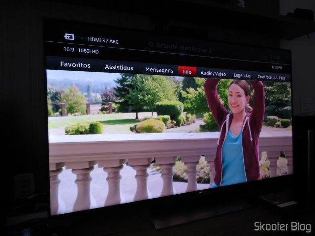 Sky na Sony XBR-55X905E.