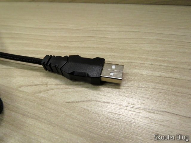 Conector USB do Teclado Mecânico Havit HV-KB370L RGB.