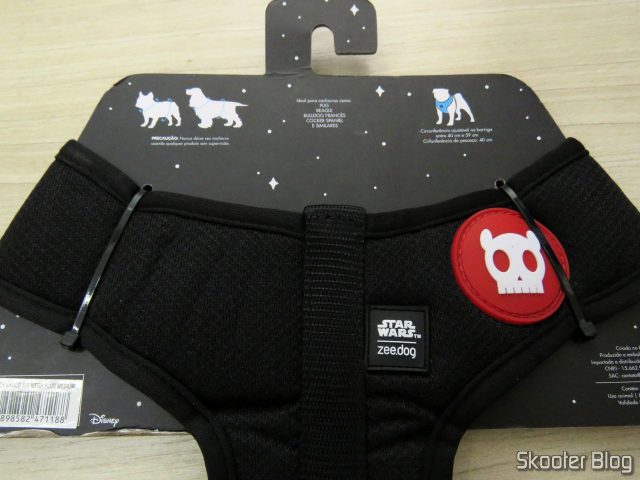 Peitoral para Cachorros Zee.Dog Mesh Plus Star Wars Darth Vader M.