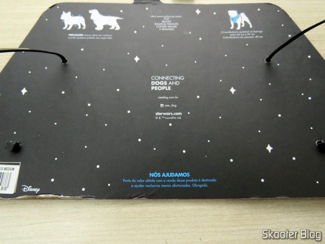 Embalagem do Peitoral para Cachorros Zee.Dog Mesh Plus Star Wars Darth Vader M.