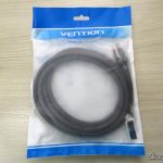 5º Cabo HDMI 2.0 4K 3D 60Hz Vention de 2 metros, em sua embalagem.