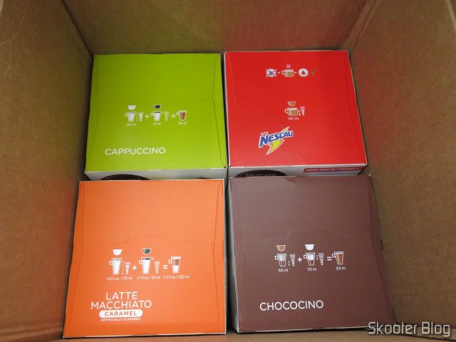 2ª Remessa de Cápsulas Nescafé Dolce Gusto: Nescau, Marrakesh Style Tea, Nestea® Limão, etc. 4 2ª Remessa de Cápsulas Nescafé Dolce Gusto: Cappucino, Chococino, Caramel Latte Macchiato, Nescau, Marrakesh Style Tea, e Nestea® Limão
