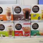 2ª Remessa de Cápsulas Nescafé Dolce Gusto:  Cappucino, Chococino, Caramel Latte Macchiato, Nescau,  Marrakesh Style Tea,  e Nestea® Limão