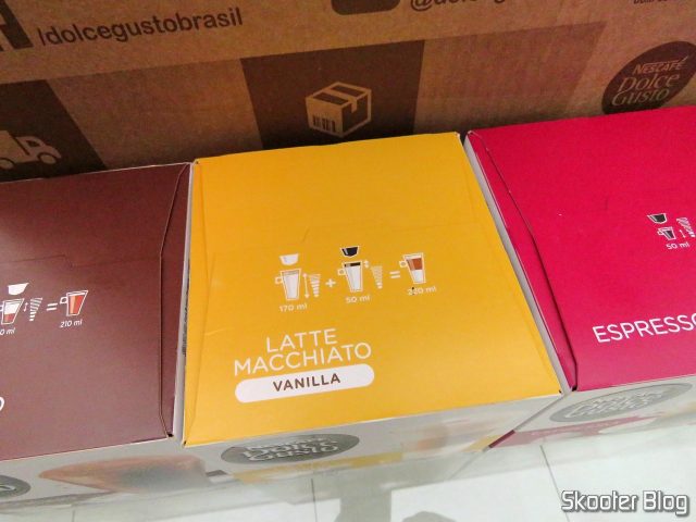 As cápsulas de Vanilla Latte Macchiato