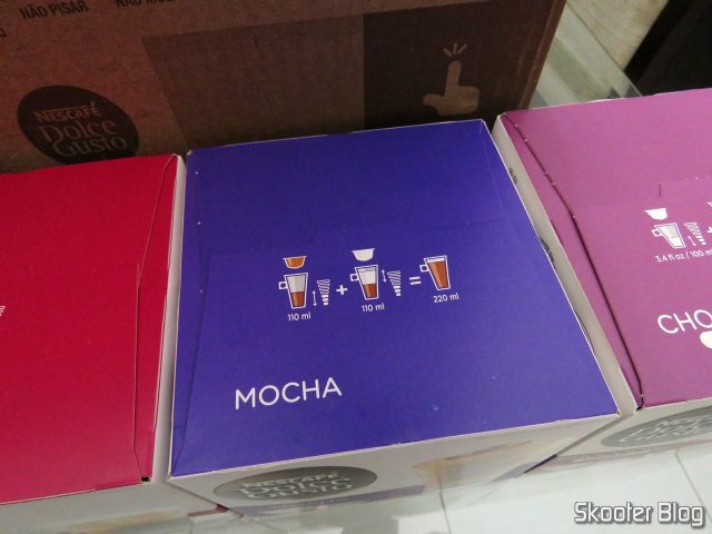 As cápsulas de Mocha.