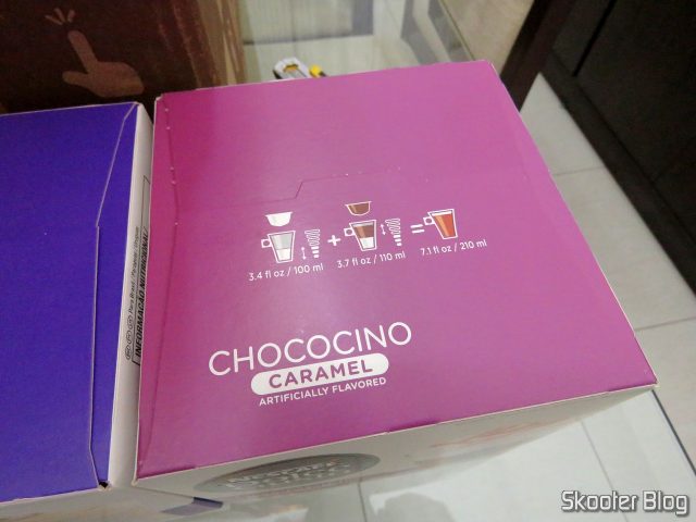 As cápsulas de Chococino Caramel.