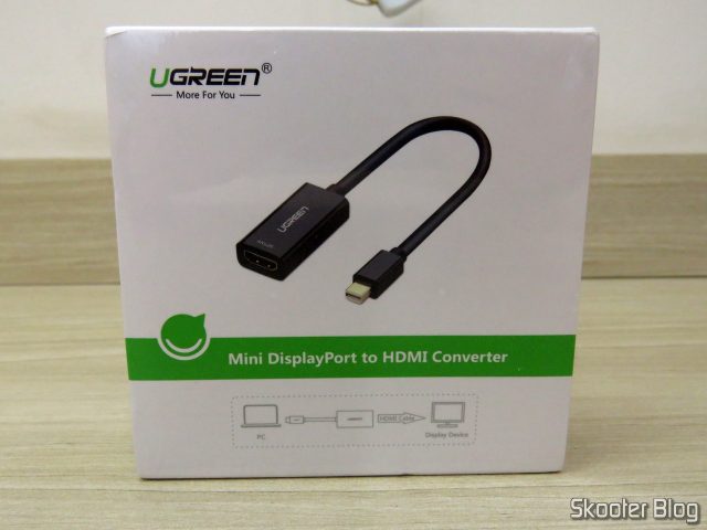 Caixa do Adaptador de Mini DisplayPort para HDMI Ugreen.