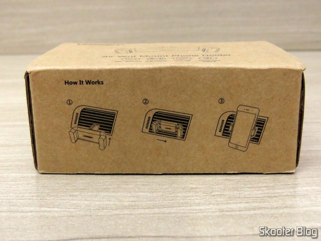 Caixa do Suporte de Celular para Carro Ugreen para Saída de Ar.