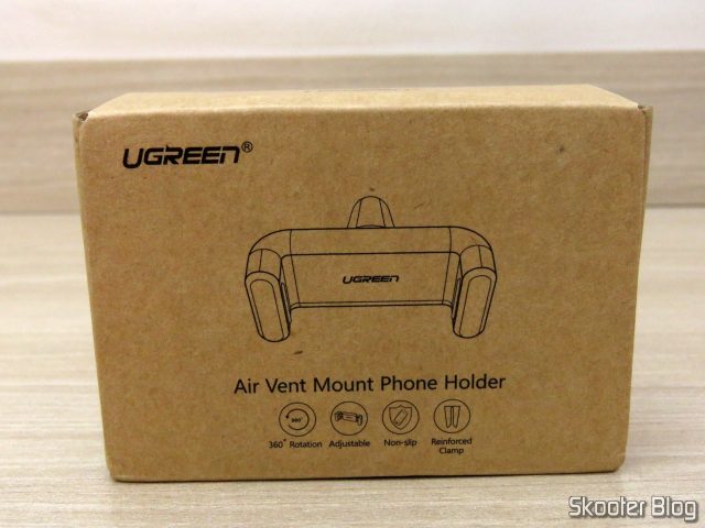 Caixa do Suporte de Celular para Carro Ugreen para Saída de Ar.